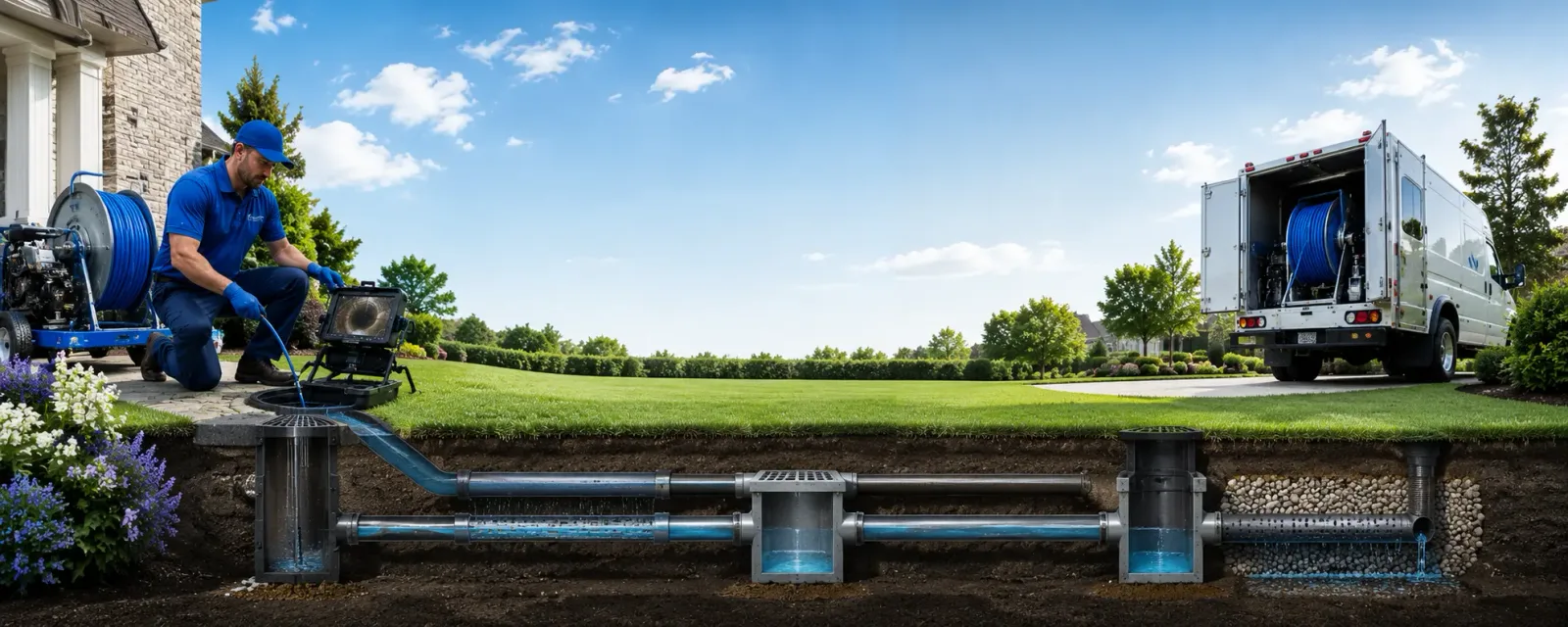 Outdoor drain cleaning information for Walhalla, ND